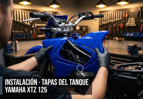 Tapas Laterales Tanque Yamaha Xtz 125 Par