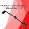 Palanca Pedal Cambios Doble Suzuki Ax 100 115 Akt 100 Moto