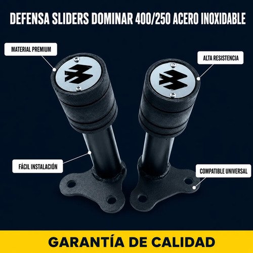 Sliders Bajaj Dominar 250 400 Defensa Protección Moto