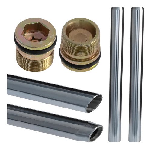 Barras Cromos Suspension Yamaha Szr Szrr Tipo Original