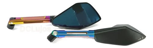 D_707873-MCO99145303874_112025-O.jpg Espejos Moto Lujo Tipo Rizoma 5 Puntas Universales Tornasol