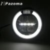 D_708157-MCO73396597030_122023-O.jpg Farola Led Redonda Moto Universal Café Racer Nkd 2 Colores