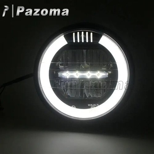 D_708157-MCO73396597030_122023-O.jpg Farola Led Redonda Moto Universal Café Racer Nkd 2 Colores