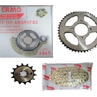 Kit Arrastre Acerado Cadena Dorada Cb 190r Cb160f 45/14t
