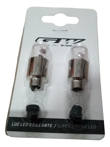 Luz Bicicleta Moto Carro Led Rueda Llanta Valvula Multicolor