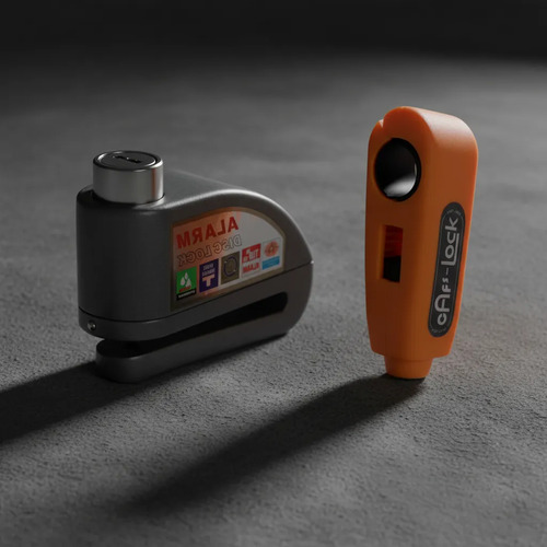 Candado Moto Bici Alarma Disco Seguro Manilar Antirrobo