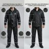 Impermeable Moto Traje Lluvia Motociclista Zapato Antidesliz