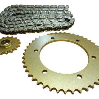 Kit Arrastre Para Yamaha Fz 250 Fz25 Oring Dorado