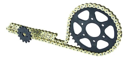 Kit Arrastre Pulsar 160 Ns Fi Acero Negro Reforzado