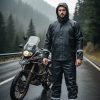 Impermeable Moto Traje Lluvia Motociclista Zapato Antidesliz
