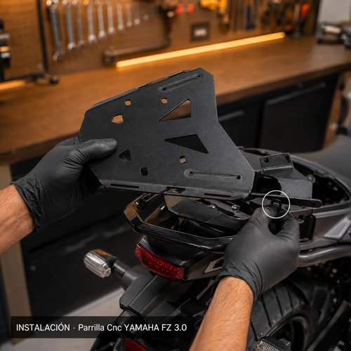 Parrilla Yamaha Fz 3.0 Base Maletero Acero Reforzado Cnc