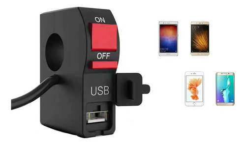 Cargador Switch Usb Run Moto Universal