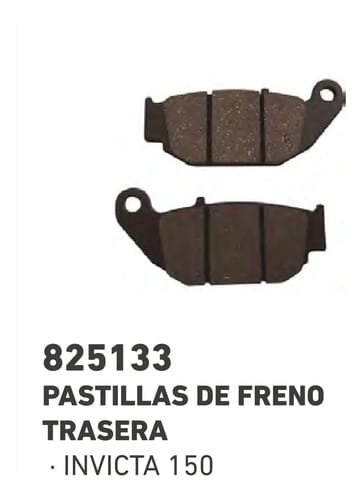 D_722834-MCO51819214824_102022-O.jpg Pastillas Freno Traseras Moto Honda Invicta Cb160f Cb190r