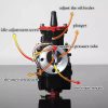 D_726447-MCO80449994391_112024-O.jpg Carburador Cortina Plana Universal Para Adaptar 30 Mm Negro