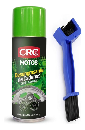 D_732725-MCO107781844536_032026-O.jpg Kit Limpieza Cadena Moto Bici Desengrasante Crc Con Cepillo