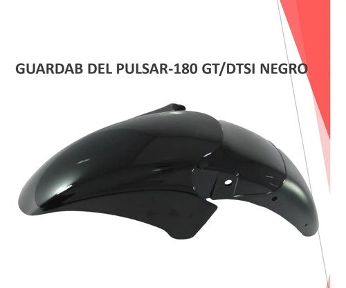 Guardabarro Del Pulsar 180 Gt/dtsi Negro Calidad Original