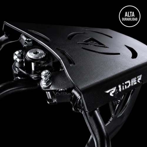 Parrilla Tvs Raider 125 Base Maletero Metálica Negra
