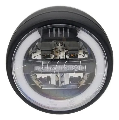 D_741092-MCO73396529370_122023-O.jpg Farola Led Redonda Moto Universal Café Racer Nkd 2 Colores
