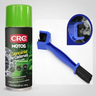 Limpiador Lubricante Cadena Bicicleta Moto Cepillo 3 En 1