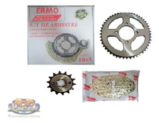 Kit Arrastre Acerado Cadena Dorada Discover 110 100/m 42/15t