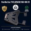 Parrilla Tvs Apache 160 180 2v Base Maletero Cnc Acero