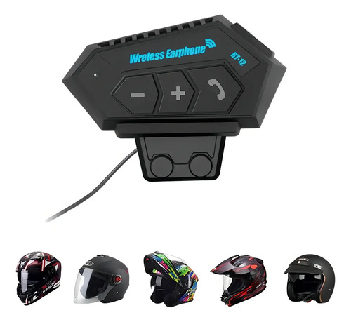 D_746620-MLA92305790706_092025-O.jpg Auricular Sikeo Bt12 Bluetooth Para Casco Moto Auriculares