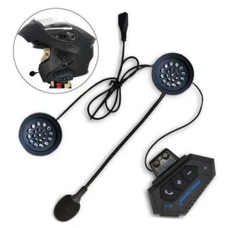 Auricular Sikeo Bt12 Bluetooth Para Casco Moto Auriculares