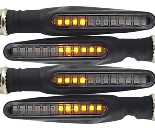 Direccionales Led Secuencial Moto Juego X 4 Unidades