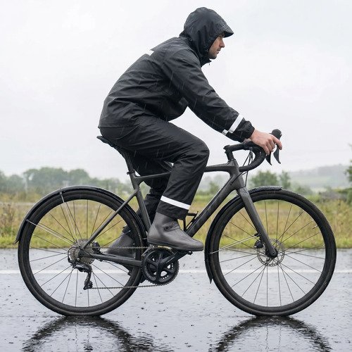 Impermeable Moto Traje Lluvia Motociclista Siliconado Unisex