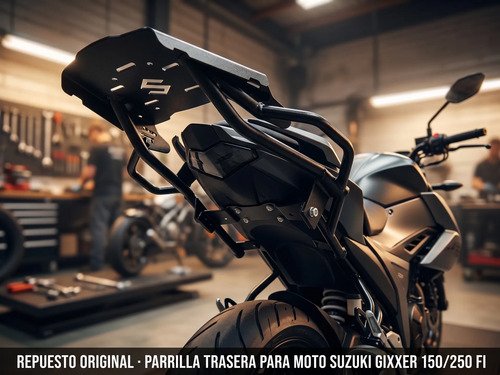 D_757512-MCO112288387229_052026-O.jpg Parrilla Suzuki Gixxer 150 250 Fi Especial Reforzada Negra