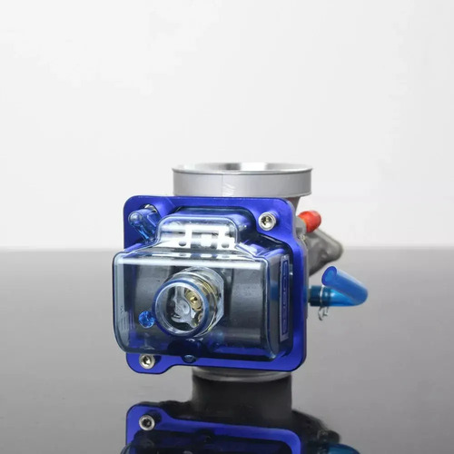Carburador Cortina Plana Universal Para Adaptar 28 Mm Azul