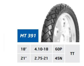Llanta Para Motocicleta 410/18 Tt Mt 391 Dt125/175 Xtz125
