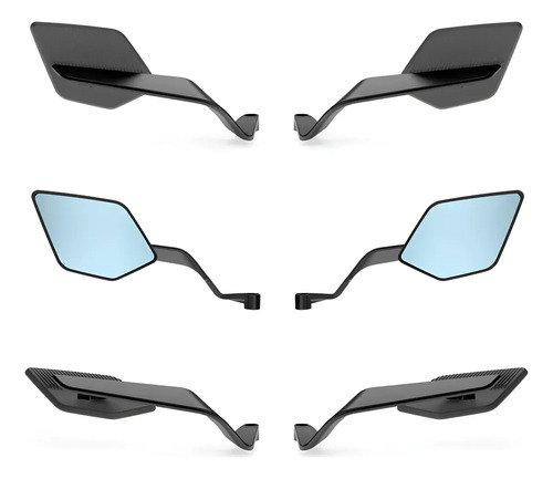 Retrovisores Espejos Aleron Naked Max Universales Lujo Moto