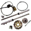 Tren Delantero Freno De Disco Ax100/2 Ax4 Akt 100/125 Sln-kd