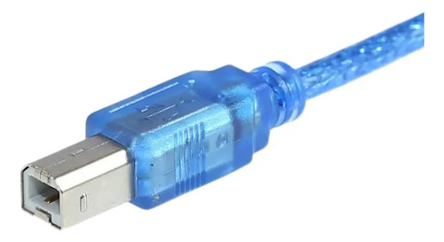 Cable Impresora 1.5 Mts Grueso Escaner Multifuncional Azul