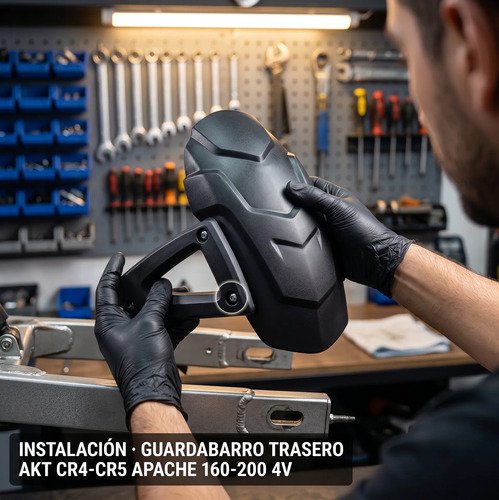 Guardabarro Completo Apache 200 160 4v Akt Cr5 Cr4