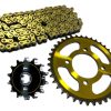 D_775327-MCO89491643152_082025-O.jpg Kit Arrastre Para Bajaj Pulsar 160 Ns Fi Dorado Reforzado