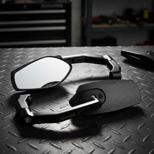 Espejos Moto Cafe Racer Punta Diamante Universales