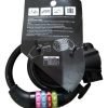 Candado Bicicleta Moto Clave Gw Guaya Acero 100 Cm