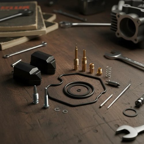 Kit Carburador Akt 125 Calidad Original Ensamble Completo