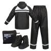 Impermeable Moto Traje Lluvia Motociclista Zapato Antidesliz