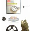 Kit Arrastre Acerado Cadena Dorada Discover 110 100/m 42/15t