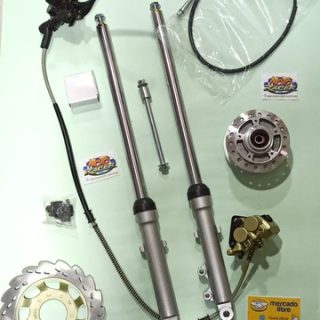 Sistema Freno De Disco En Flor Akt 125 Sl Nkd Ax100 115 Ax4