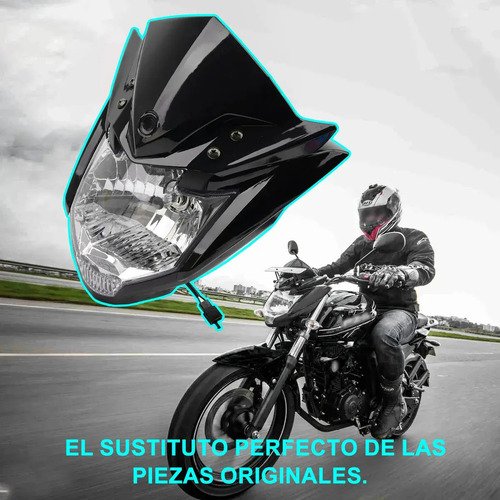 Farola Con Carenaje Yamaha Fz 2.0 Fz-s Fz2.0 Fi Negro