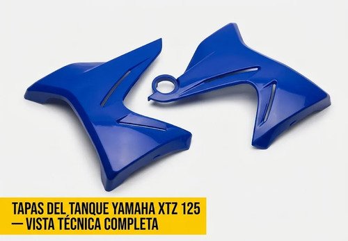 Tapas Laterales Tanque Yamaha Xtz 125 Par