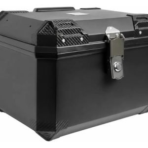 Baul Maletero Moto 55 Litros Con Espaldar Universal Negro