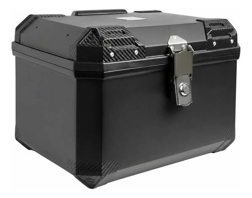 D_805077-MCO113148339221_062026-O.jpg Baul Maletero Moto 55 Litros Con Espaldar Universal Negro