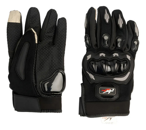Guantes Moto Táctiles Protección Nudillos Antideslizantes