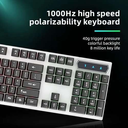 D_811019-MCO80598564541_112024-O.jpg Teclado Gamer Con Luz Rgb K358 Retroiluminado Jertech Blanco