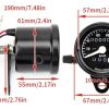 D_811152-MCO73688738666_012024-O.jpg Tacometro Velocimetro Universal Redondo Cromado Cafe Racer